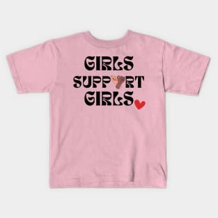 Girls Support Girls - International Woman's day Kids T-Shirt